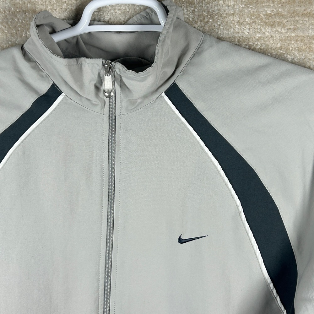Nike Gorpcore Full Zip Track Jacket Mesh Lined Grey XXL